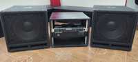 Vand boxe basi/subwoofer 15 inch +Amplificator si cossover Behringer