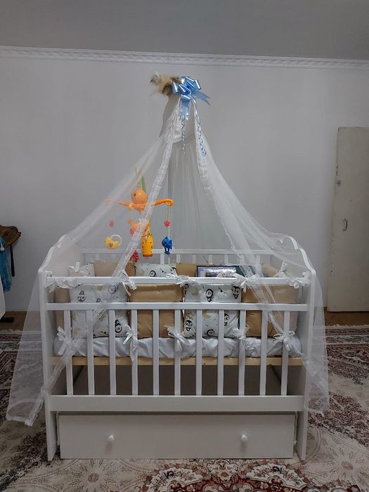 Love Sleeping детская кровать, ЛДСП, белый