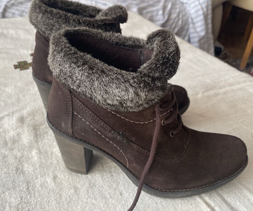 зимни боти от набук