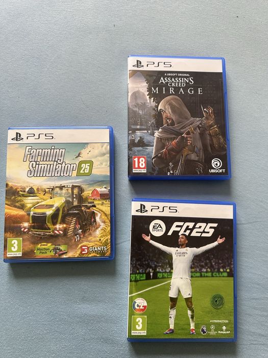 Vand playstation 5 + 3 jocuri