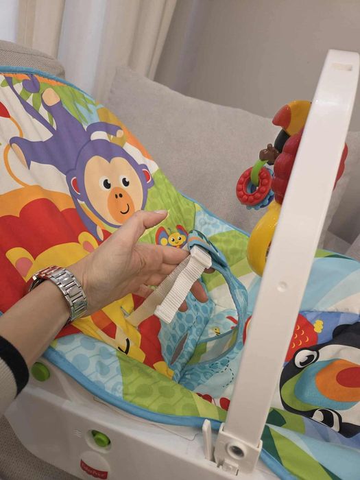 Шезлонг люлка Fisher Price