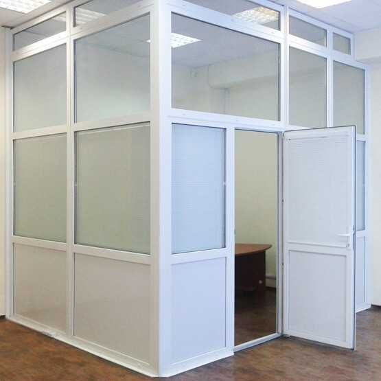 Пластиковые перегородки Алюминиевые перегородки Тамбур Окна Дверь