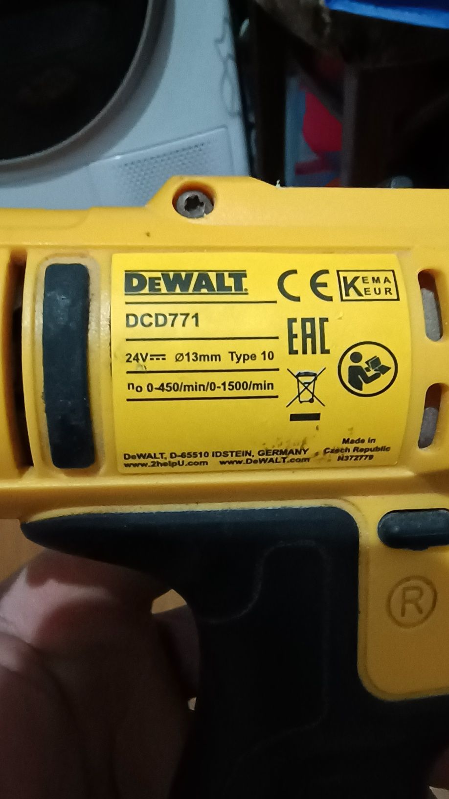 Filetată Dewalt 24 V