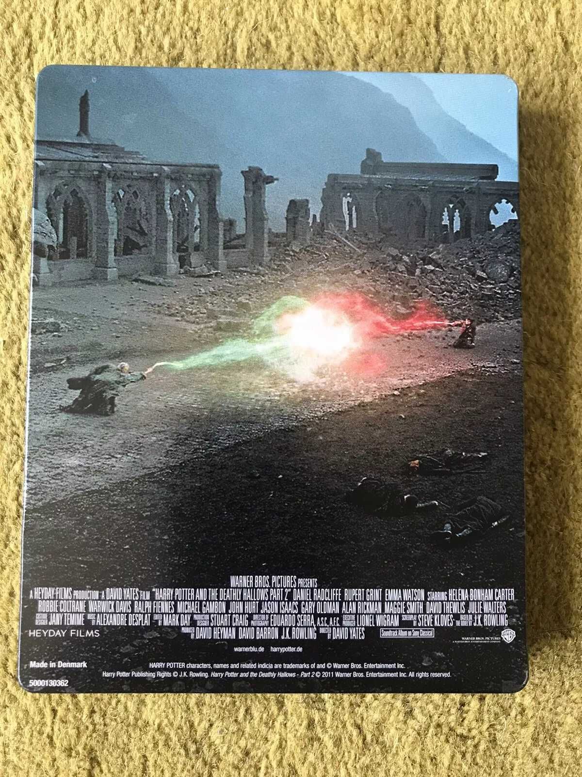 Harry Potter Deathly Hallows Part 2 Steelbook Blu Ray