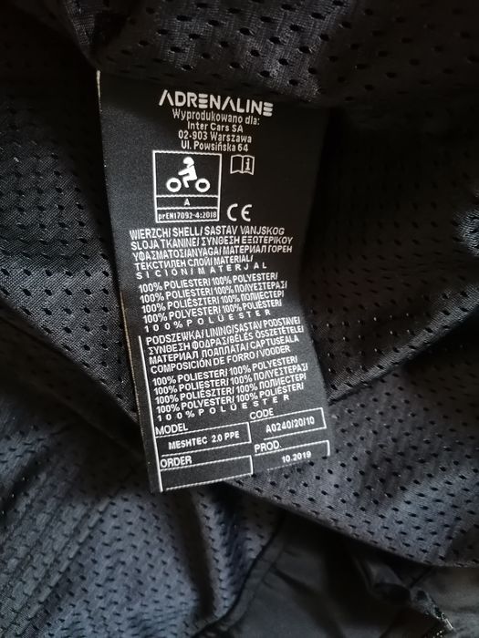 Jacheta motocicliști cu armaturi