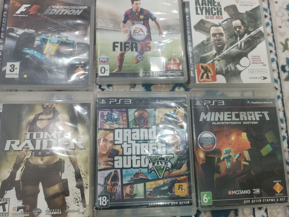 Продам игровые диски на PS 3
