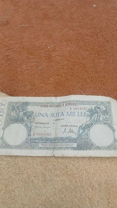 Vand doua bacnote romanesti vechi pt colectionari