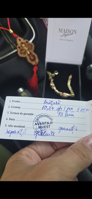 Brățară aur 14k 18cm
