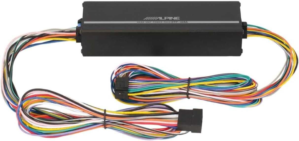 Alpine KTP-445A KTP-445 amplificator de putere în linie negru