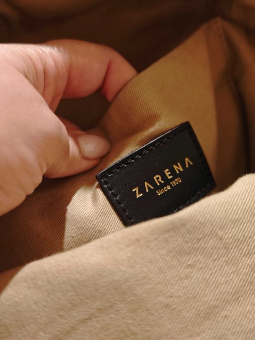 Zarena - кожена раница -цвят пудра