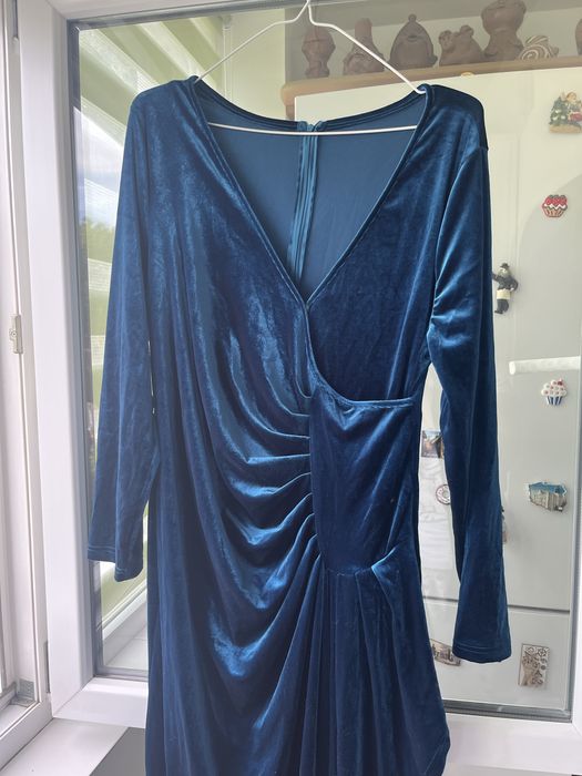 Rochie lunga din catifea 1XL