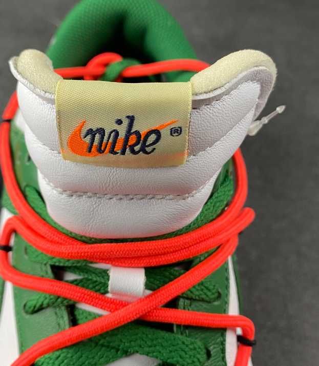 NK Dunk Low Off-White Pine Green