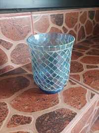 Vaza din sticla tip mozaic