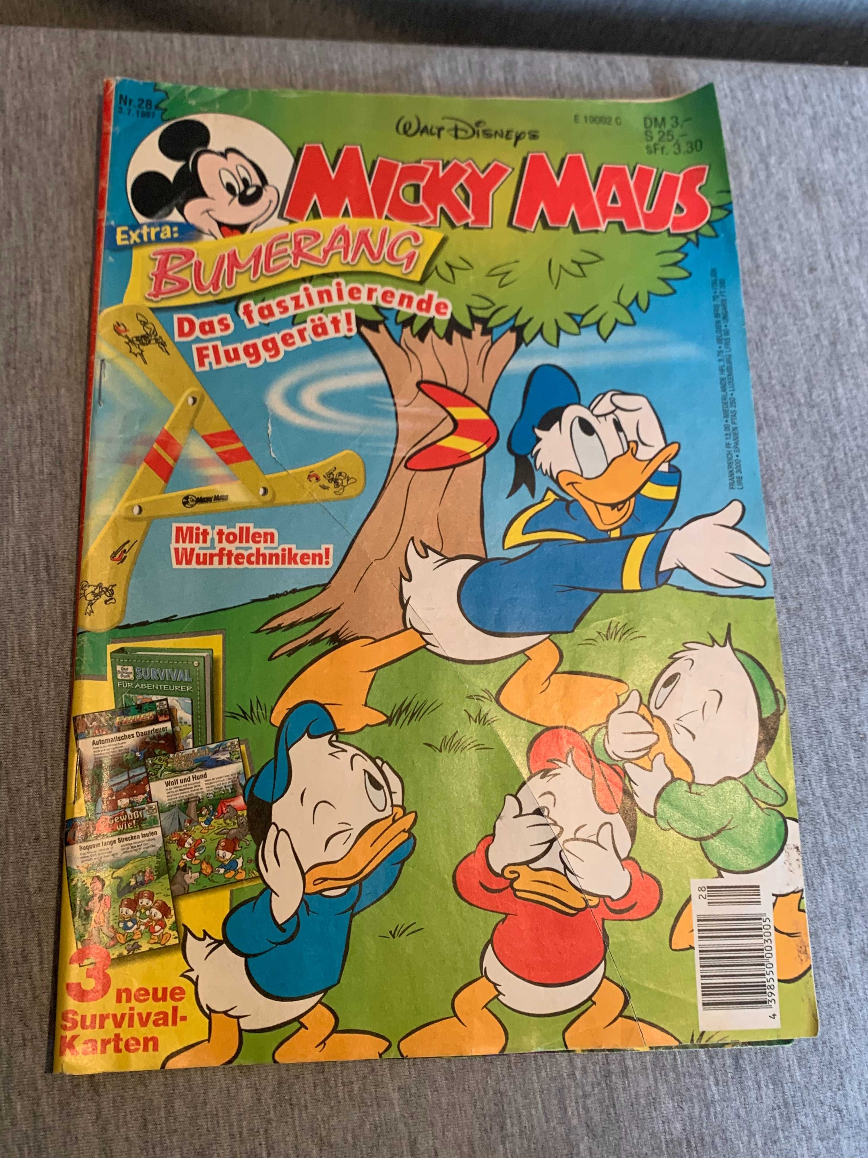 книжки Micky Maus номера 28,33,34,36,48