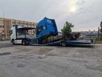 Inchiriez semiremorca trailer pentru transport cap tractor