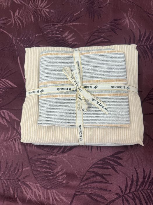 Двуспальный комплект постелтного белья хлопок