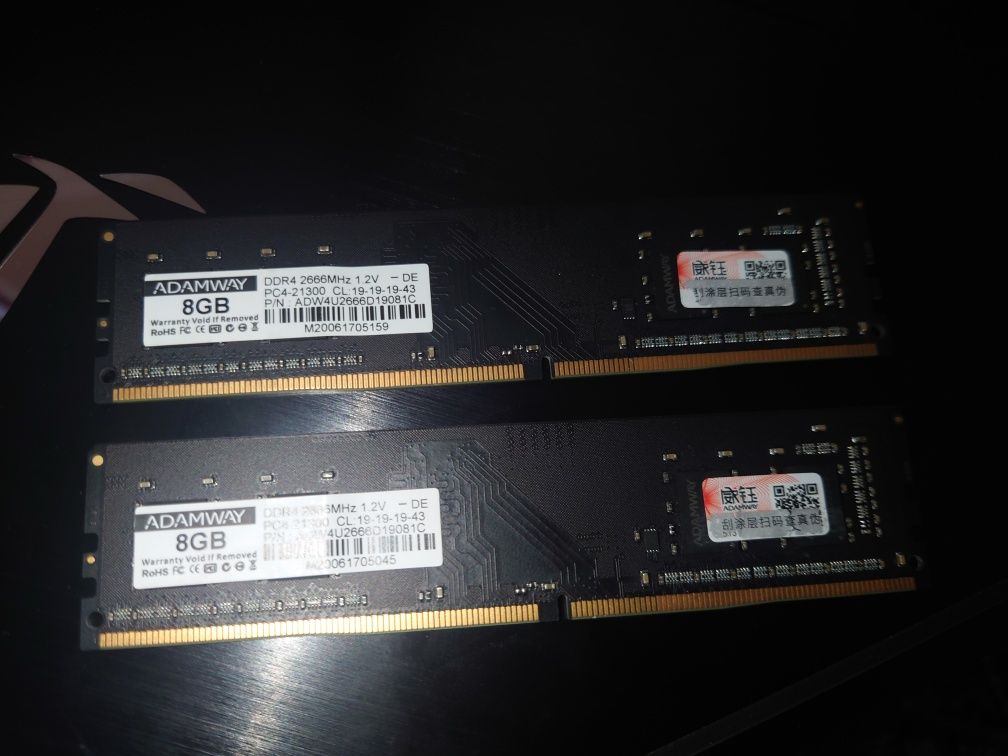 DDR4 8x2 Gb ОЗУ, Оперативная память