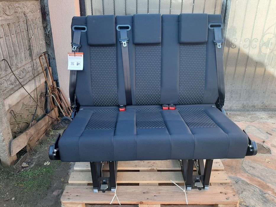 Banchetă 3 locuri rabatabila camper-comversie