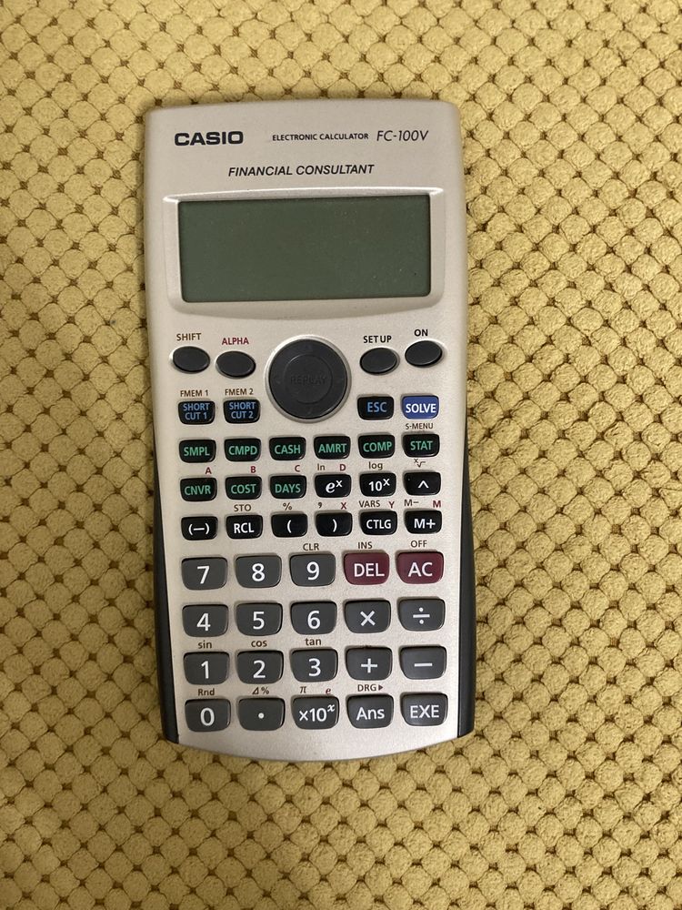 Финансовый калькулятор casio Fc-100v