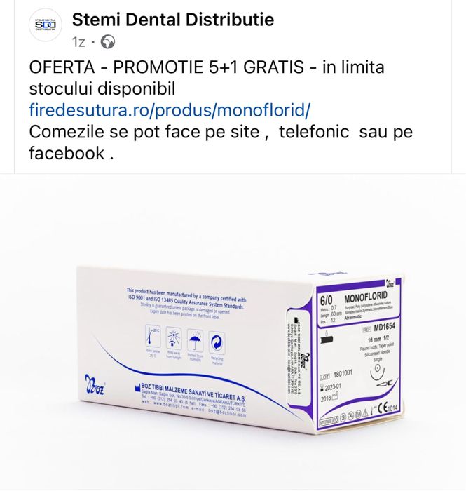 Fire de stura neresorbabile / sterile
