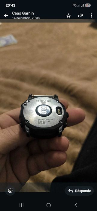 Vand schimb cu un alt garmin as dori actualizare fenix 6x pro