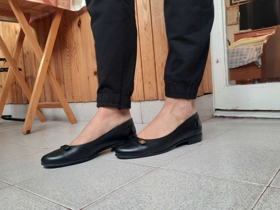 Дамски обувки нови естествена кожа