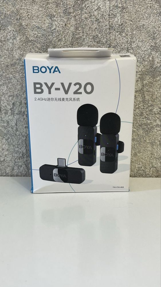 Петличка, беспроводной микрофон BOYA