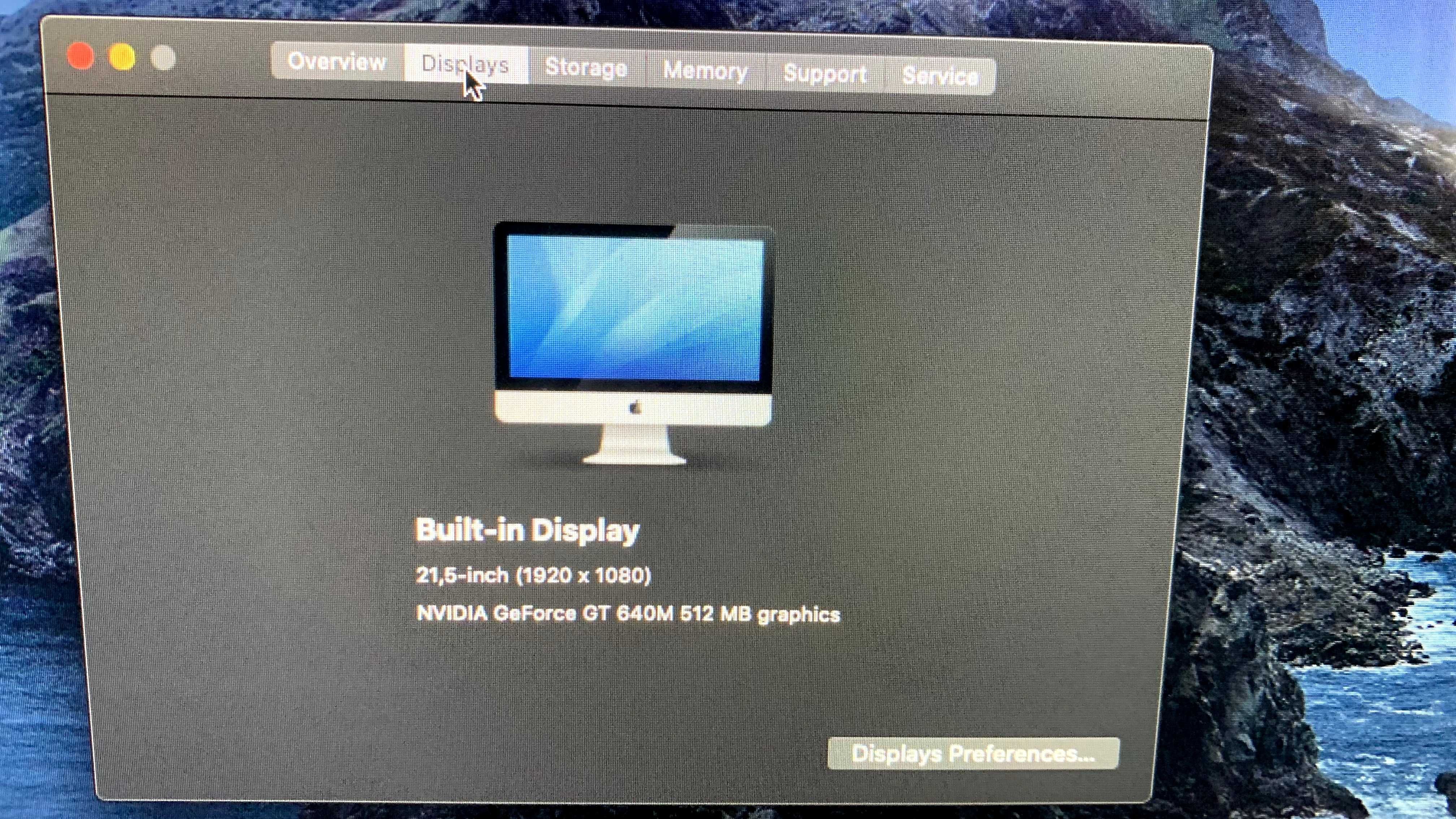 iMac 21.5 late 2012