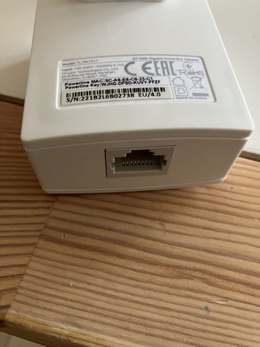 Powerline adapter TP-Link AV1000
