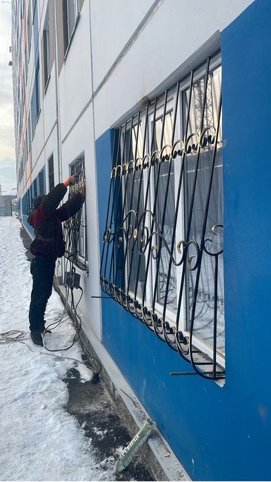 Решетки кованные решетки сварные готовая конструкция в Алматы