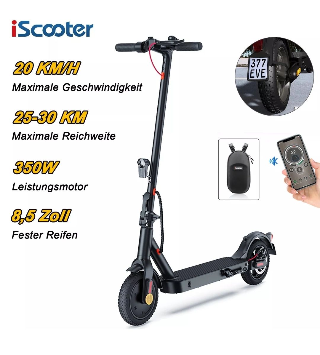 Trotineta electrica iScooter 500w (in cutie Noua)