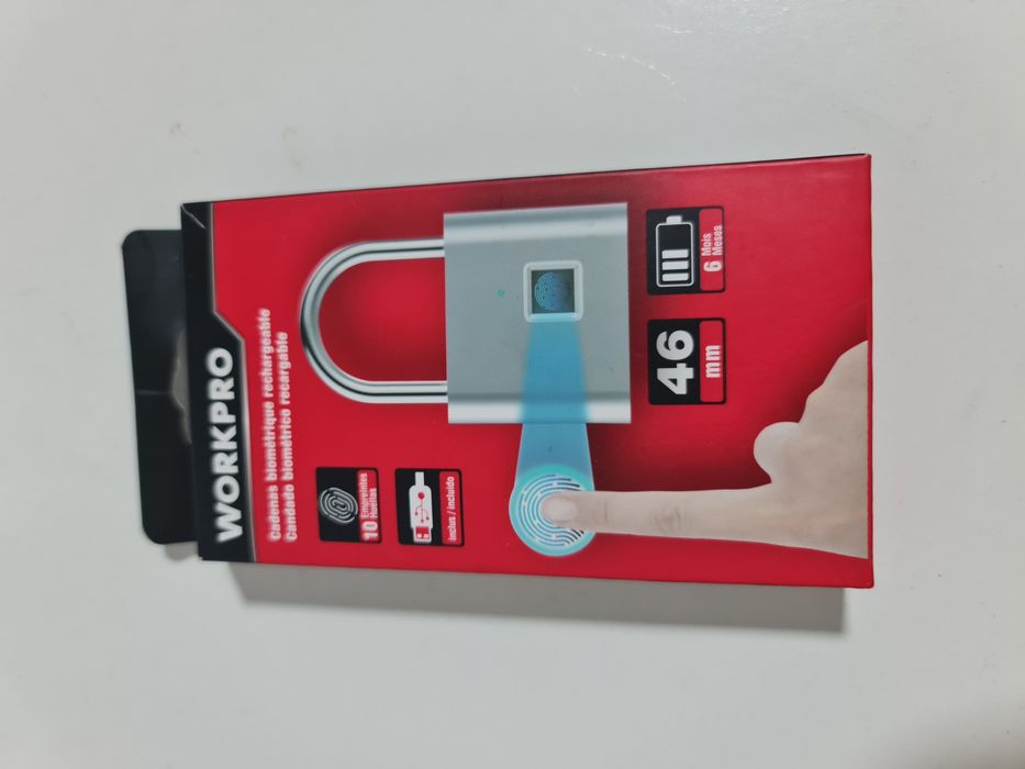 Lacăt cu amprenta digitală 46 mm