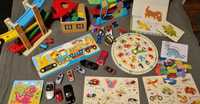 Lot jucarii/jocuri copii ( puzzle, Piste,mașini,cuburi,figurine)