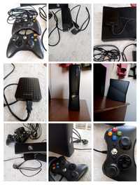 Xbox 360 + 1tb память 88 игр в хорошем состоянии