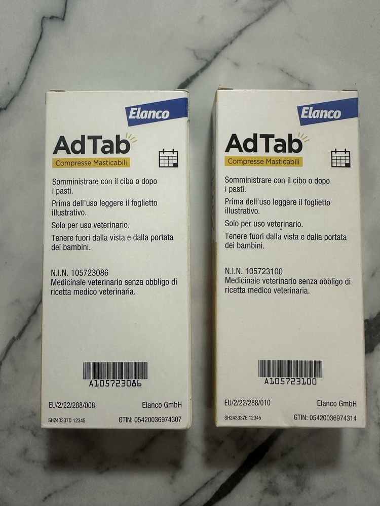 Advantix, AdTab pentru câini împotriva căpușe, purici, țânțari