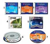 CD, DVD, BD-R , Verbatimm и OMEGA, в кутийка или шпиндел