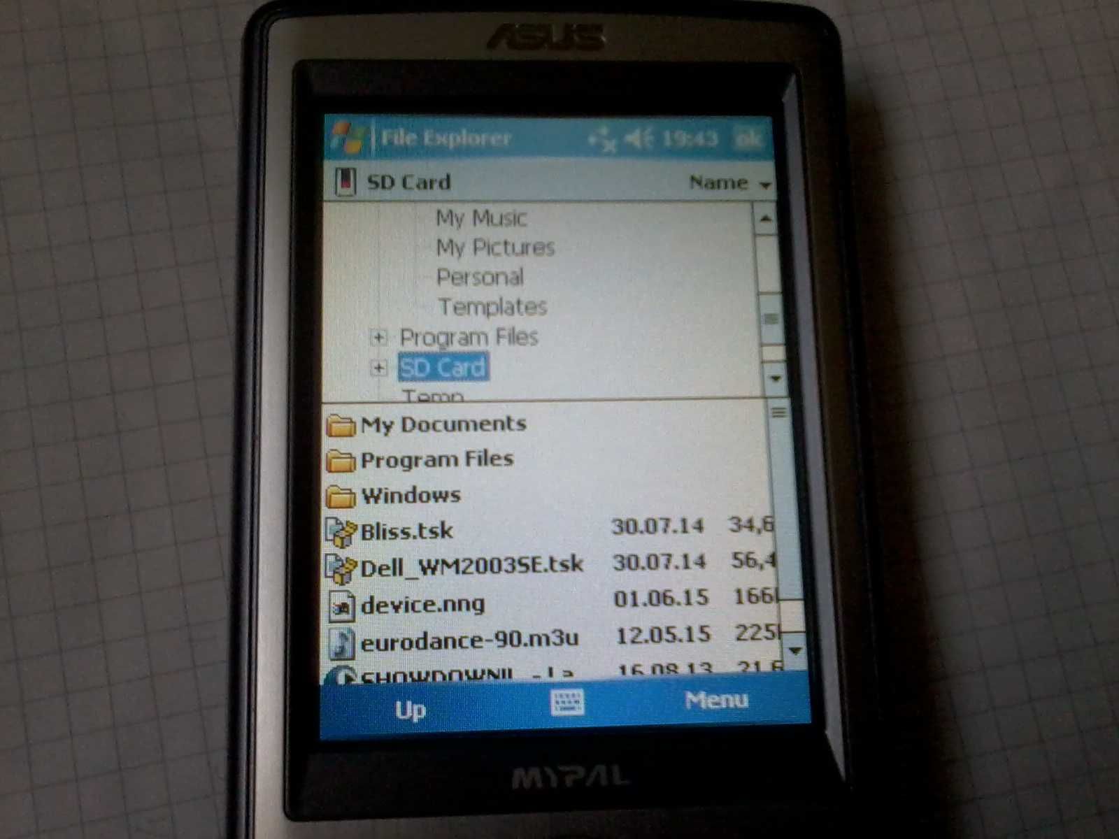 Pocket PC PDA Asus MyPal 636 cu Windows Mobile 5 si GPS