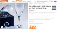 Pahare nunta Schott Zwiesel – Set 2 pahare vin sticla cristalina Rings