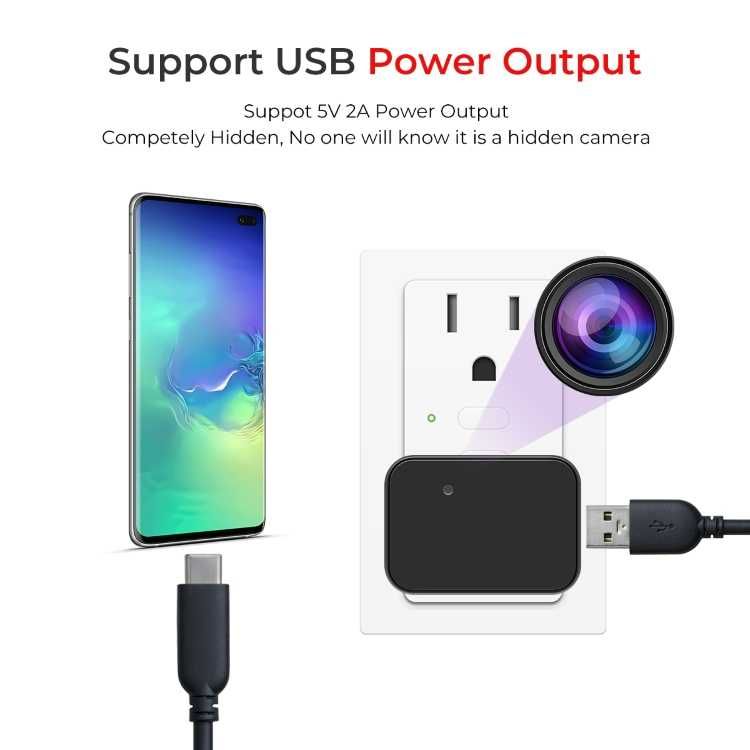 Camera Spion WIFI,TSS-USBW Ascunsa in Incarcator USB, FULL HD