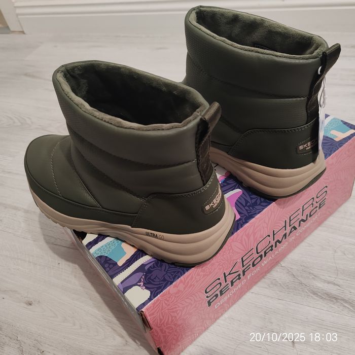 Ghete damă skechers On the Go Stellar Everest waterproof, mărime 40