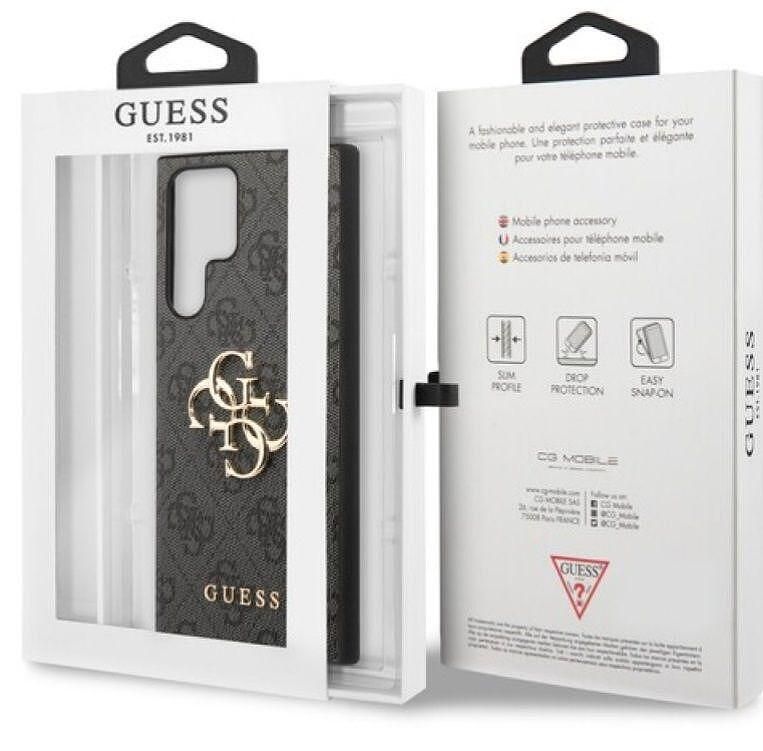 Оригинален кейс guess hardcase 4g за samsung galaxy s24 ultra black