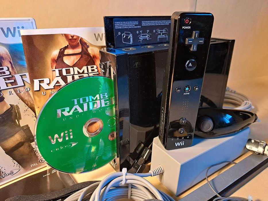 Nintendo Wii / GameCube (RVL-001) complet si de colectie + TOMB RAIDER