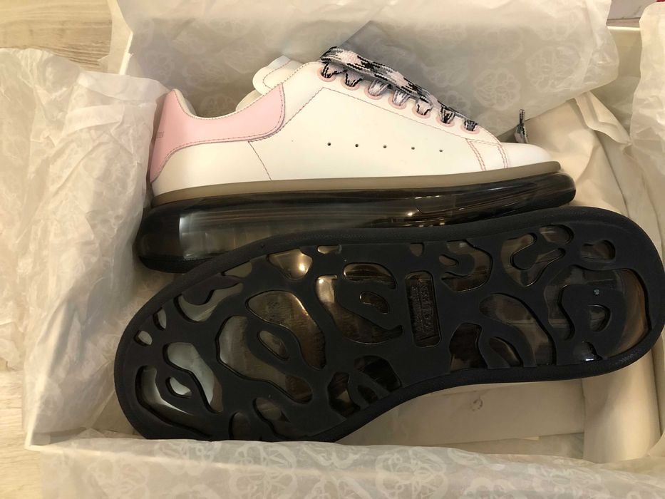 Alexander McQueen 37,5 new model clear sole, originali, full box