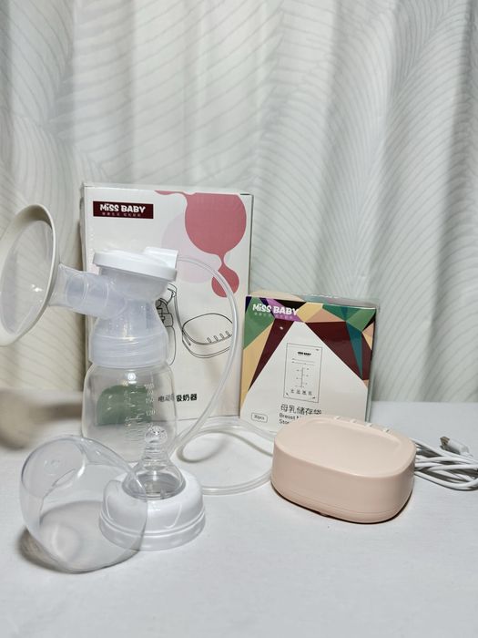 Портативный Электрический Молокоотсос  ОТ ФИРМЫ «MISS BABY»