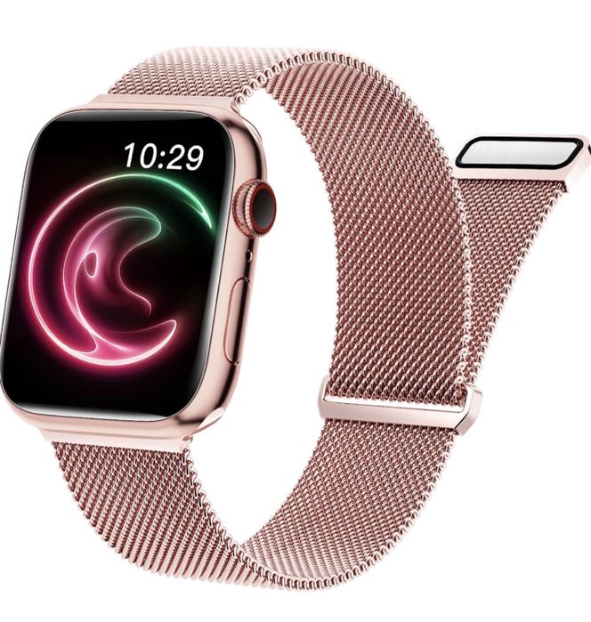 Curea Husa X Bratara Metalica Zale Incarcator Ceas Apple Watch Iphone