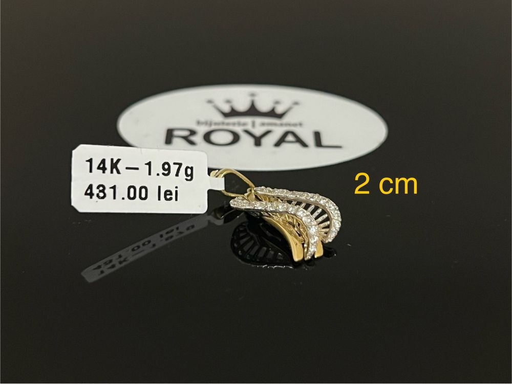 Bijuteria Royal CB : Pandant aur 14k 1,97 grame