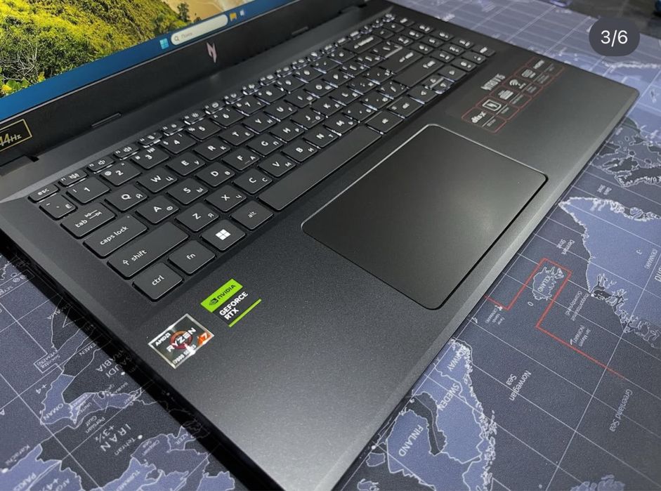 Игровой Acer Nitro V15 Ryzen 7-7735HS|16Gb|SSD1TB|RTX3050 6Gb