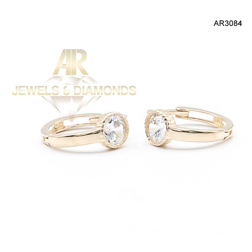 Cercei Aur 14K BBY pentru copii model nou ARJEWELS(AR3084)