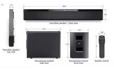Bose Cinemate 1SR soundbar wifi cadou adaptor bluetooth