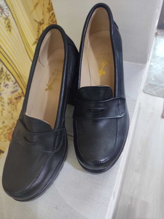 Туфли женские кожаные бу